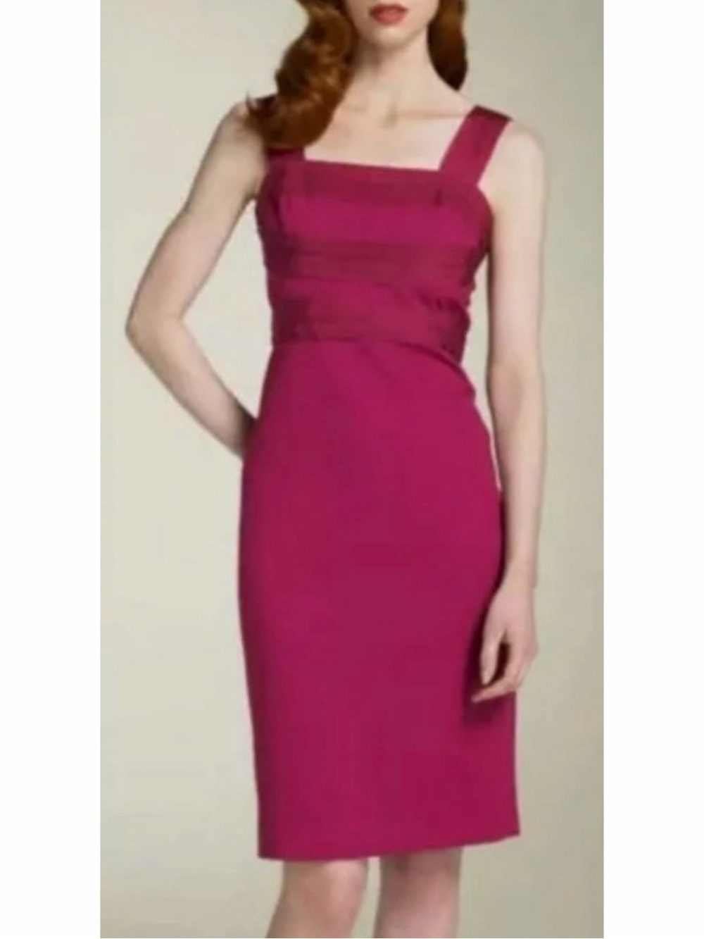 Robert Rodriguez Bandage Sheath Dress Magenta